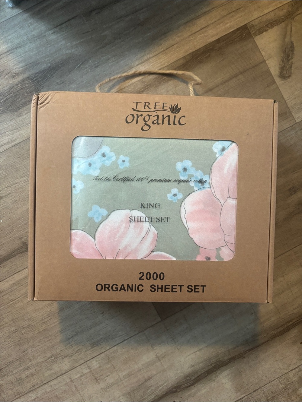 King Sheet Set in Pink Floral